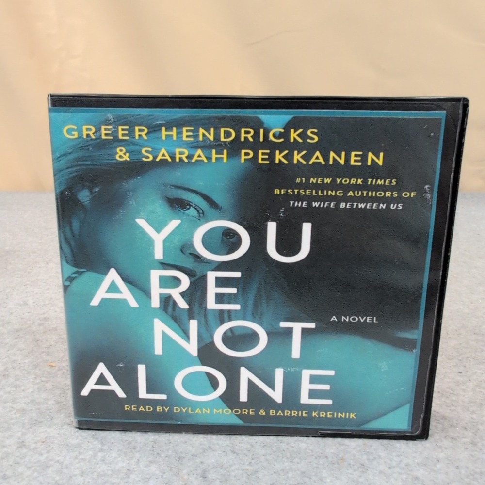 You Are Not Alone Greer Hendricks Sarah Pekkanen 9 CD Audiobook Psychological - Picture 1 of 2